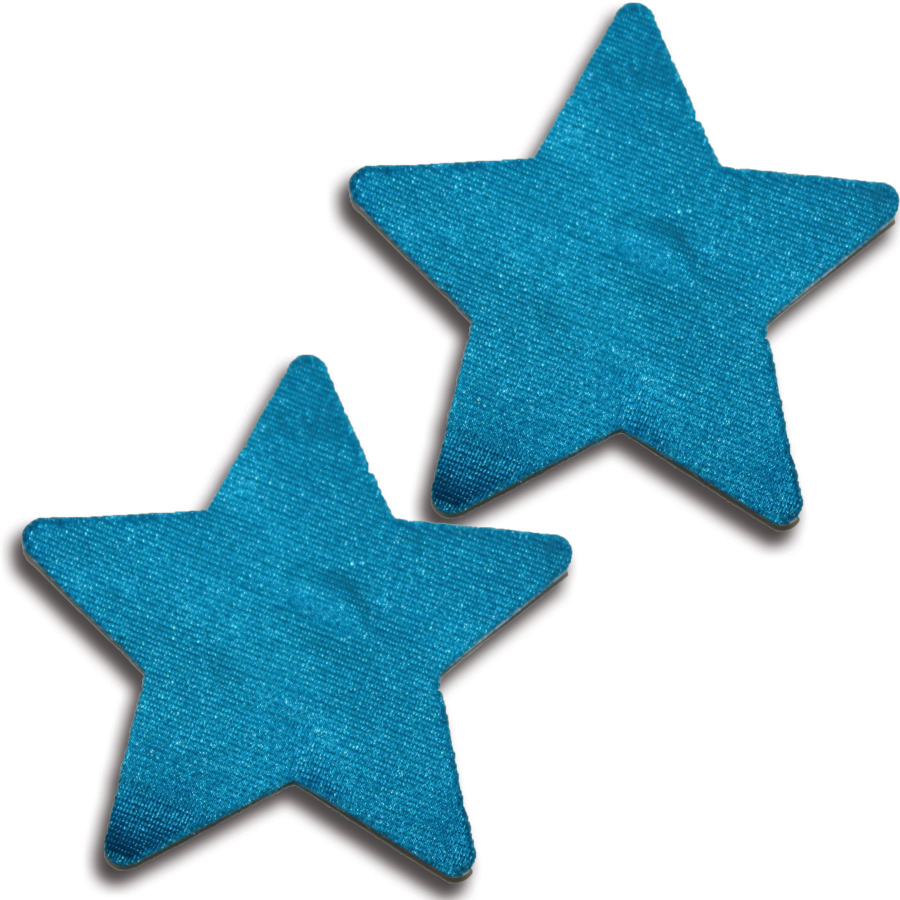 Solid Star Pasties - 31526 Teal - Click Image to Close