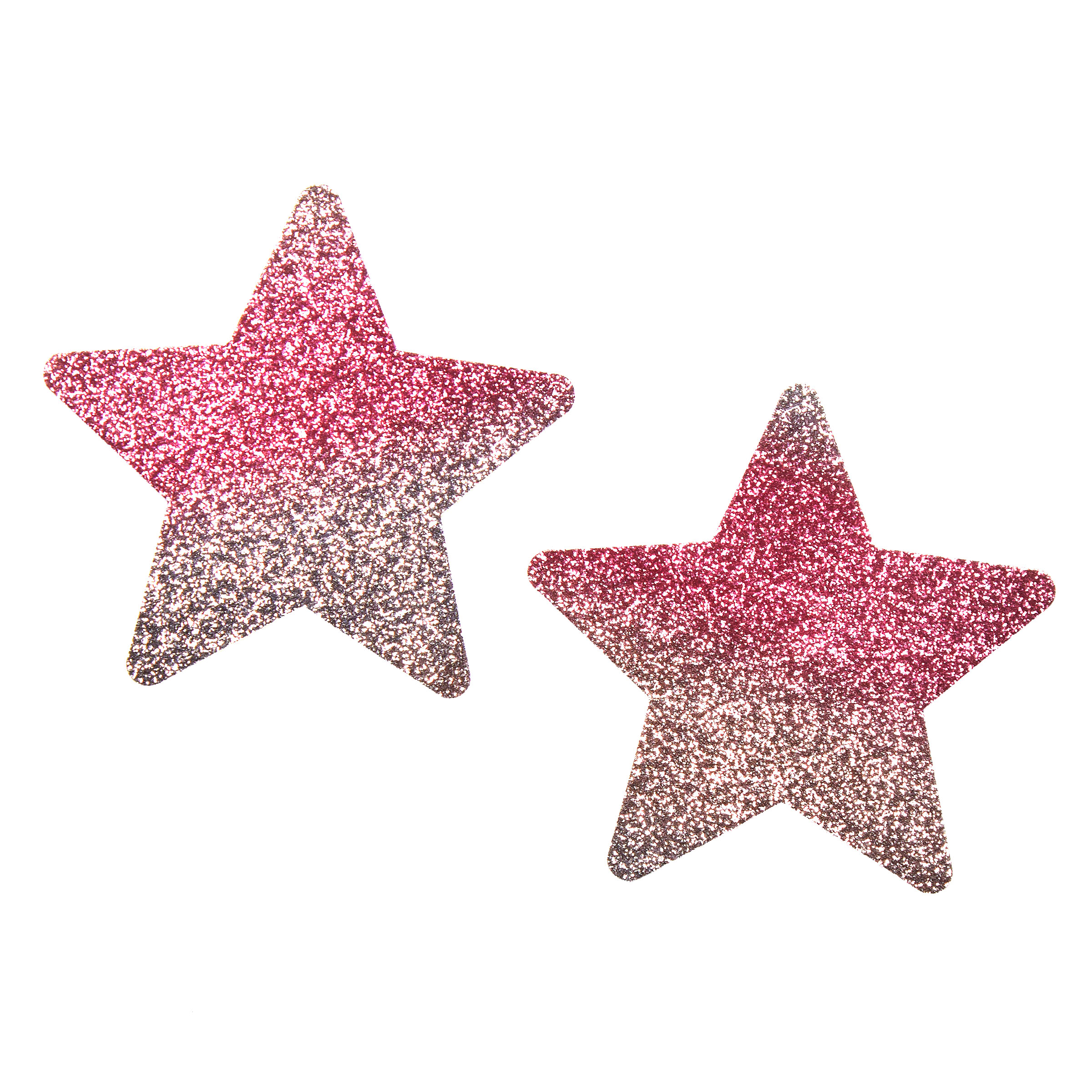 Ombre Glitter Star Pasties - 31543 Pink-Silver - Click Image to Close