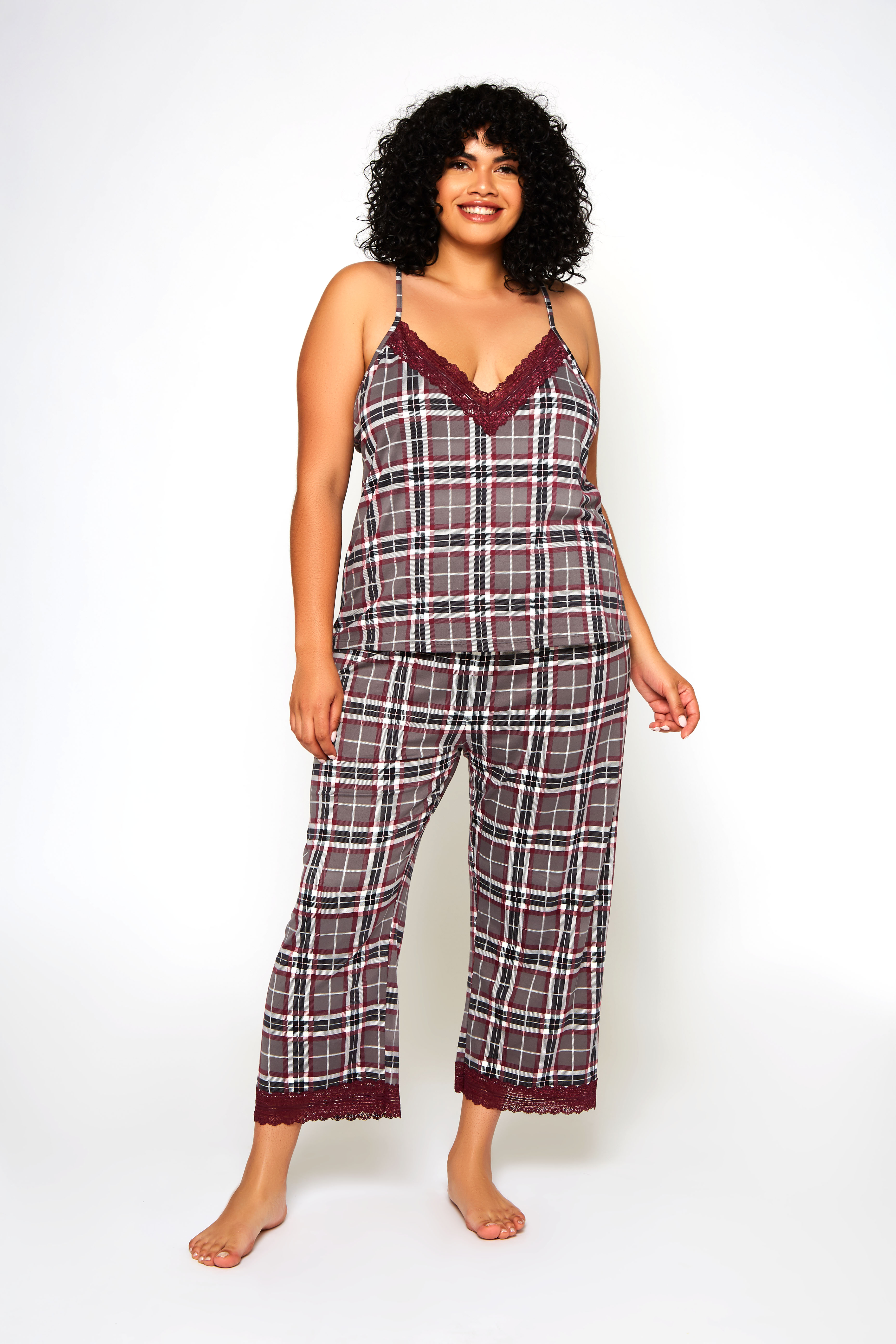 Jessie Pajama Set - 78115X Gray