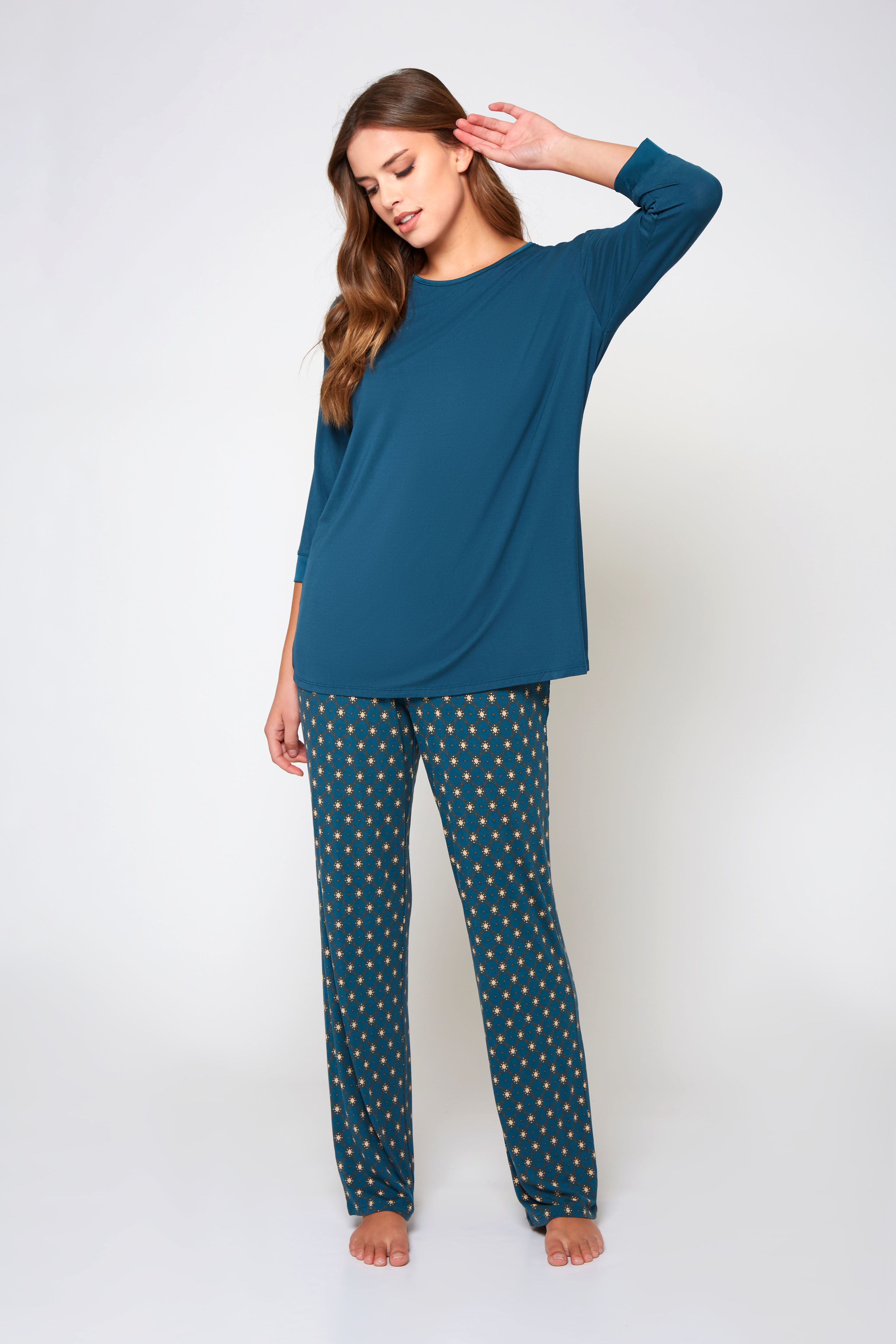 Malachite Pajama Set - 78174 Teal
