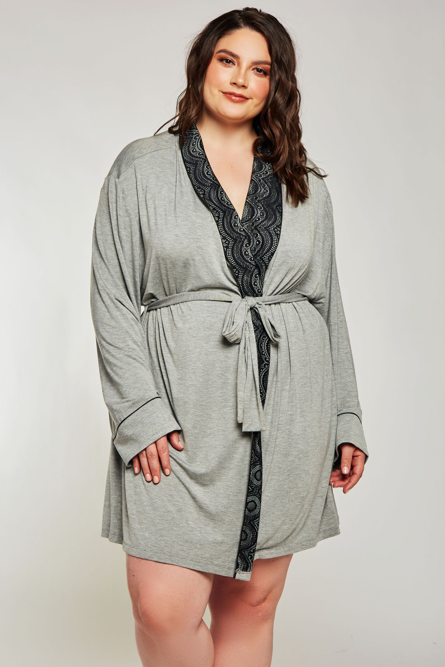 Rhea Robe - 7881X Gray