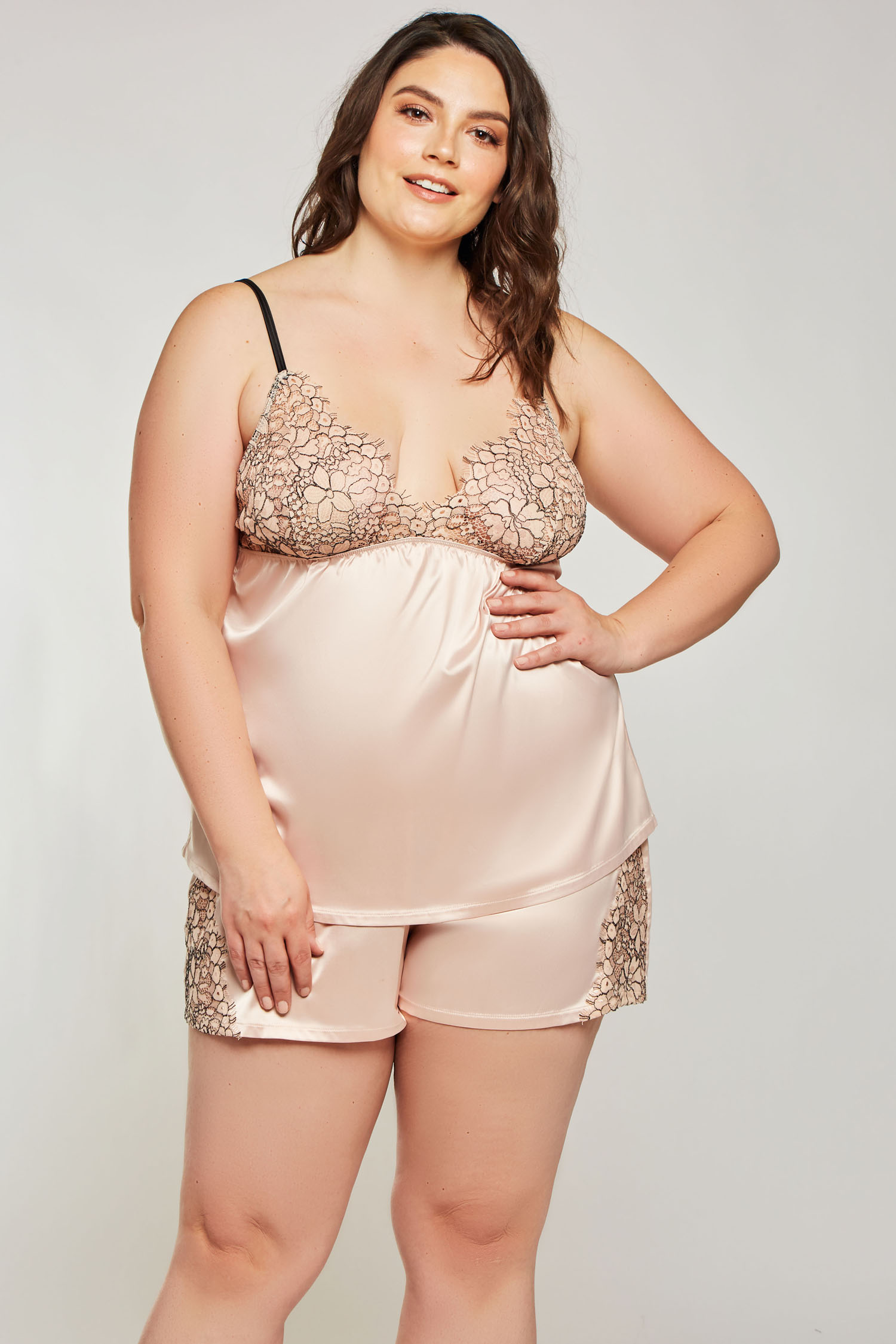 Talise Cami Set - 7914X Blush - Click Image to Close