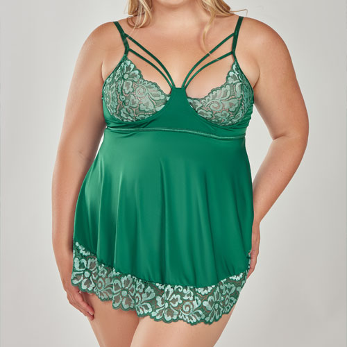 Primrose Babydoll - 80000X Green - Click Image to Close