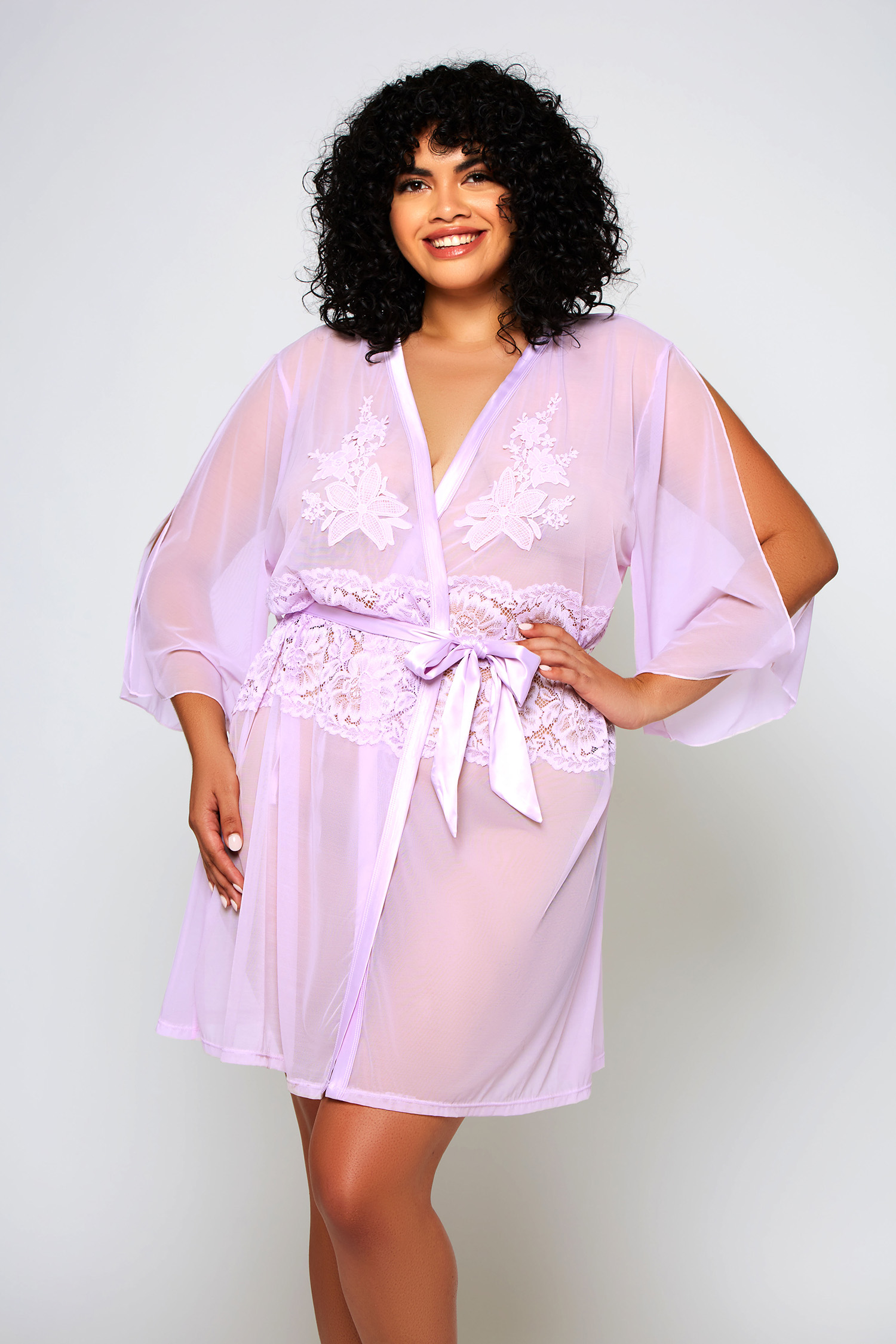 Morning Glory Robe - 8711X Lilac