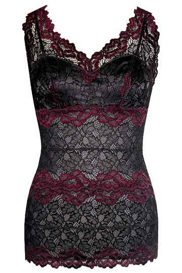 Core Stretch Lace Camisole - 9301 Magnet - Click Image to Close